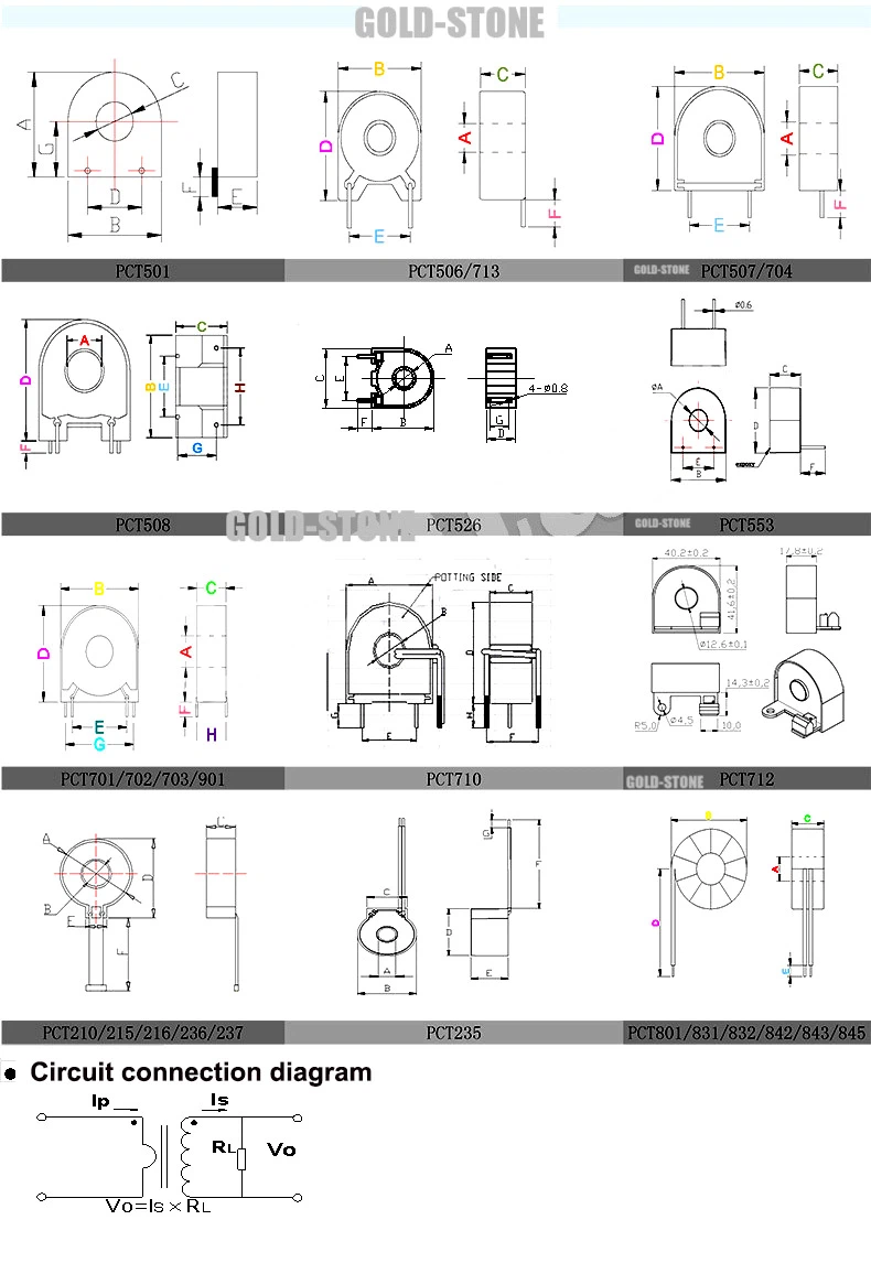 zero current transformer ddatasheet