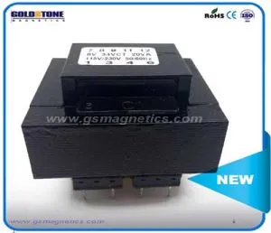 EI5720 Persegi Pin tipe daya transformator anti-Theft Device 20W kontrol peralatan kustomisasi